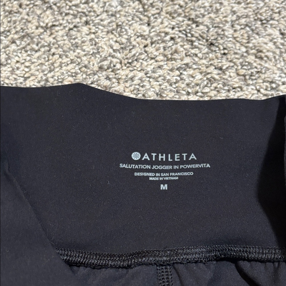 Athleta Salutation Stash Joggers In Powervita size medium - Picture 4 of 5